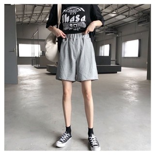 [Plus Size] (40-150kg) Quần Short Thể Thao Lưng Thun Nữ Cỡ Lớn
