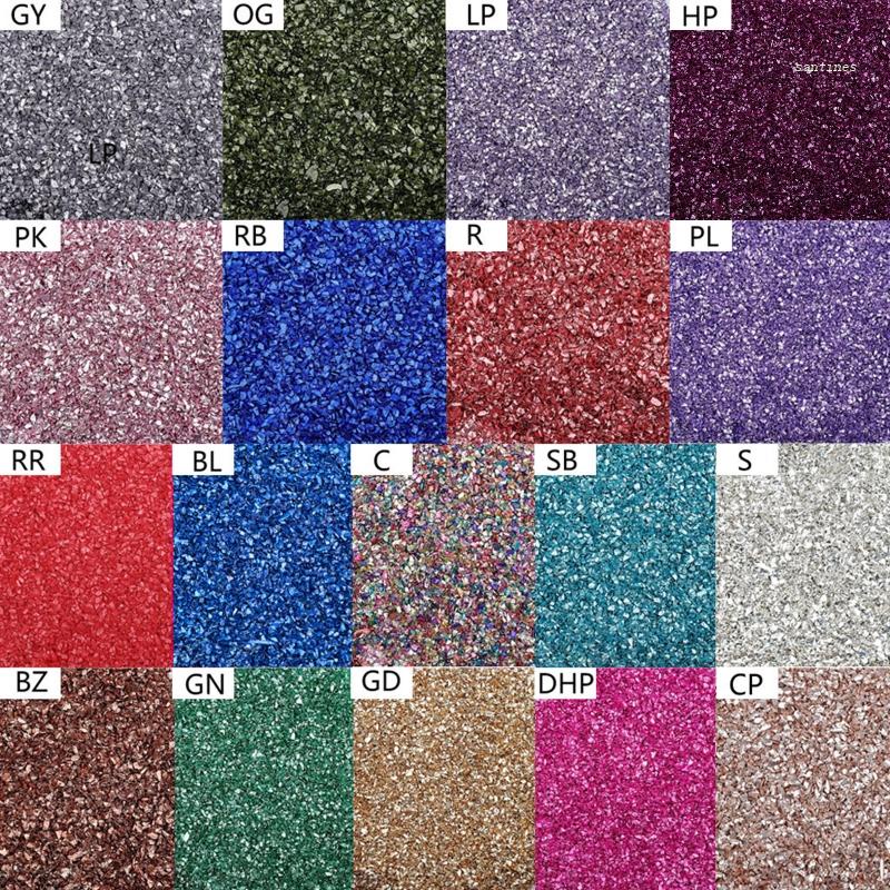 Túi 25g Viên Đá Thủy Tinh Nghiền Trang Trí Đa Dụng Chất Lượng Cao