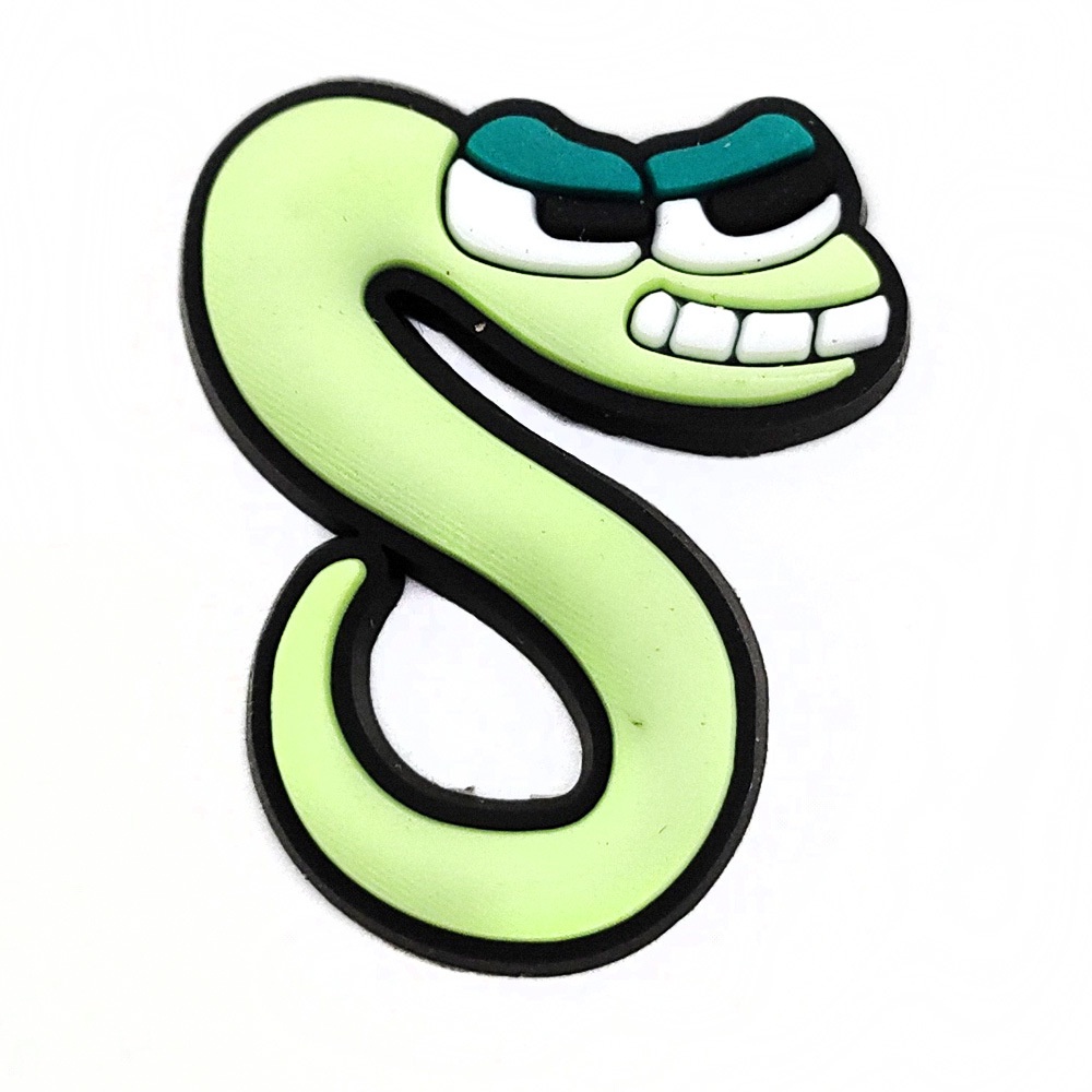 Ghim Cài Giày Crocs Hình Chữ Cái Alphabet Lore Jibits Hoạt Hình Dễ Thương Trang Trí Giày Cho Trẻ Em