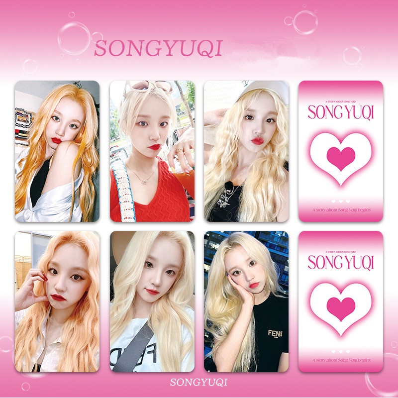 Set 6 Tấm Ảnh Lomo Card YUQI SHUHUA MIYEON MINNIE SOYEON