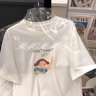   Áo Thun cotton Nguyên Chất Tay Ngắn Phong Cách Hàn Quốc Đơn Giản Với Bốn Vải Để Chọn Lựa