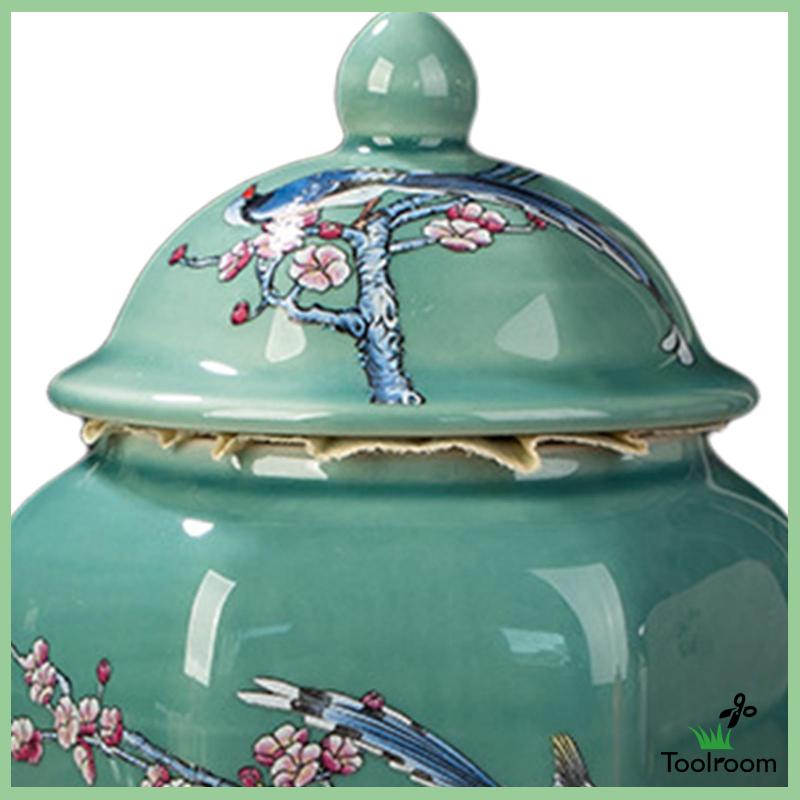 Lọ Gốm Đựng Gừng Truyền Thống Để Bàn Trang Trí Văn Phòng