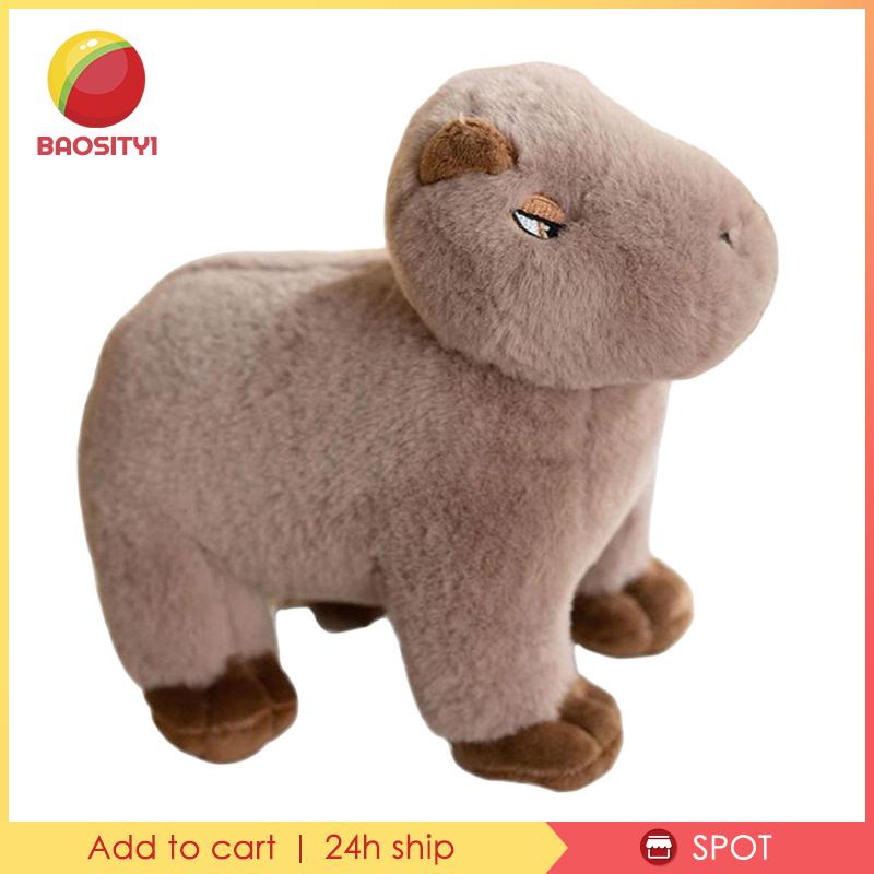 [Baosity1] Đồ Chơi Nhồi Bông Capybara Hoạt Hình Mềm Mại Trang Trí Phòng / Đạo Cụ