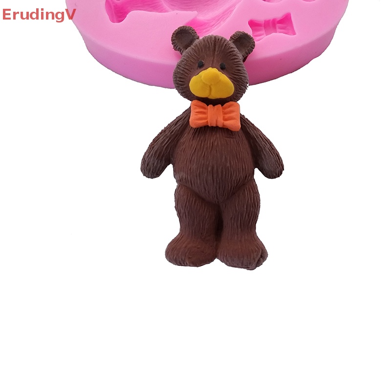 Khuôn Silicone Làm Bánh / Xà Phòng / Sô Cô La Hình Gấu