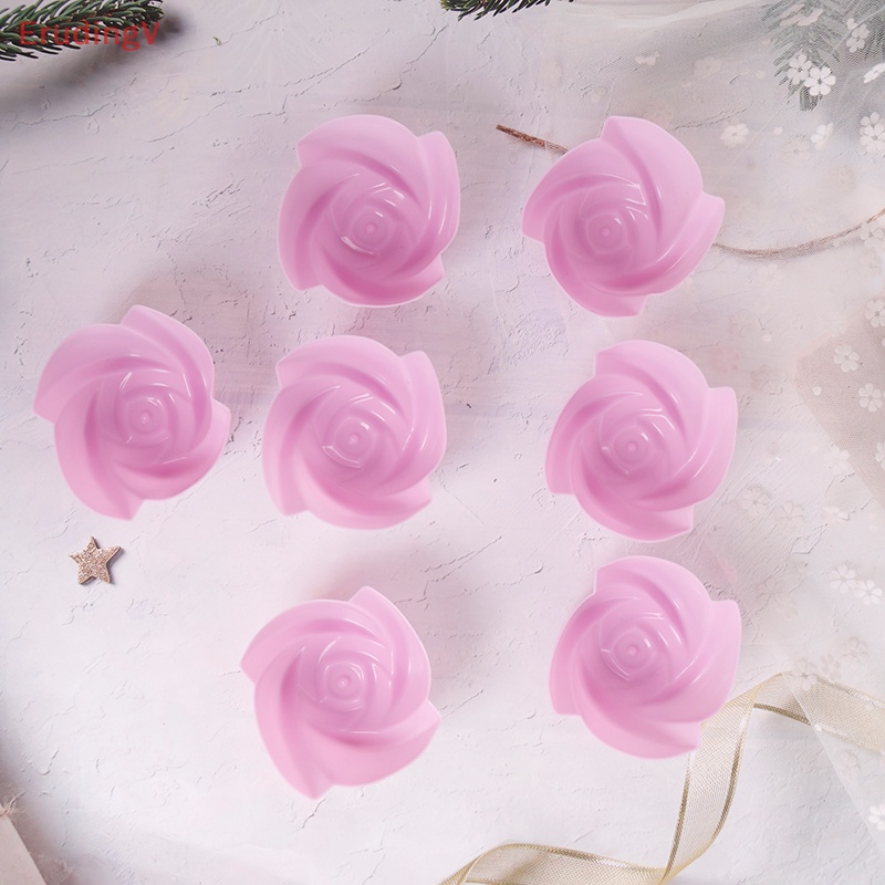 Bộ 7 Khuôn Silicone Làm Bánh Muffin Chống Nhiệt Có Thể Tái Sử Dụng