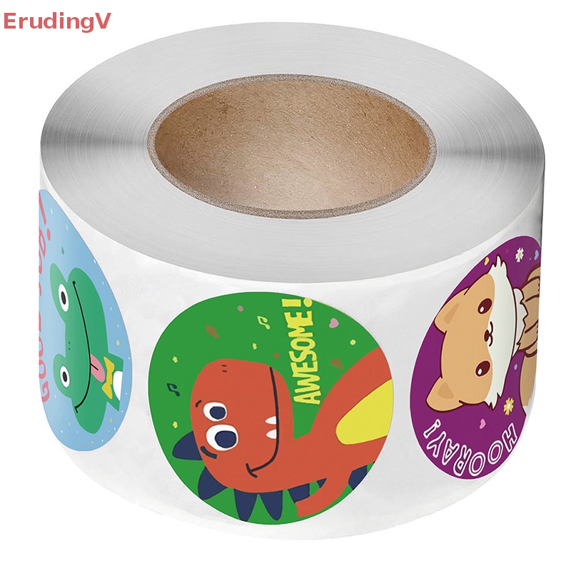 Bộ 500 Miếng Dán Hình Động Vật Hoạt Hình Cho Giáo Viên