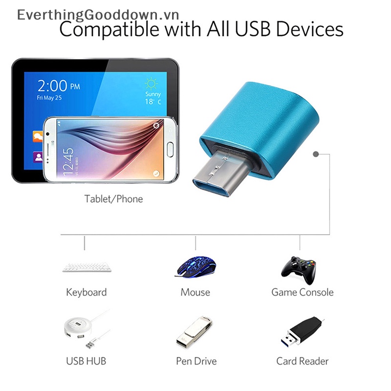 Đầu Đọc Thẻ Nhớ Chuyển Đổi Dữ Liệu Từ usb2.0 Sang type-c3.1