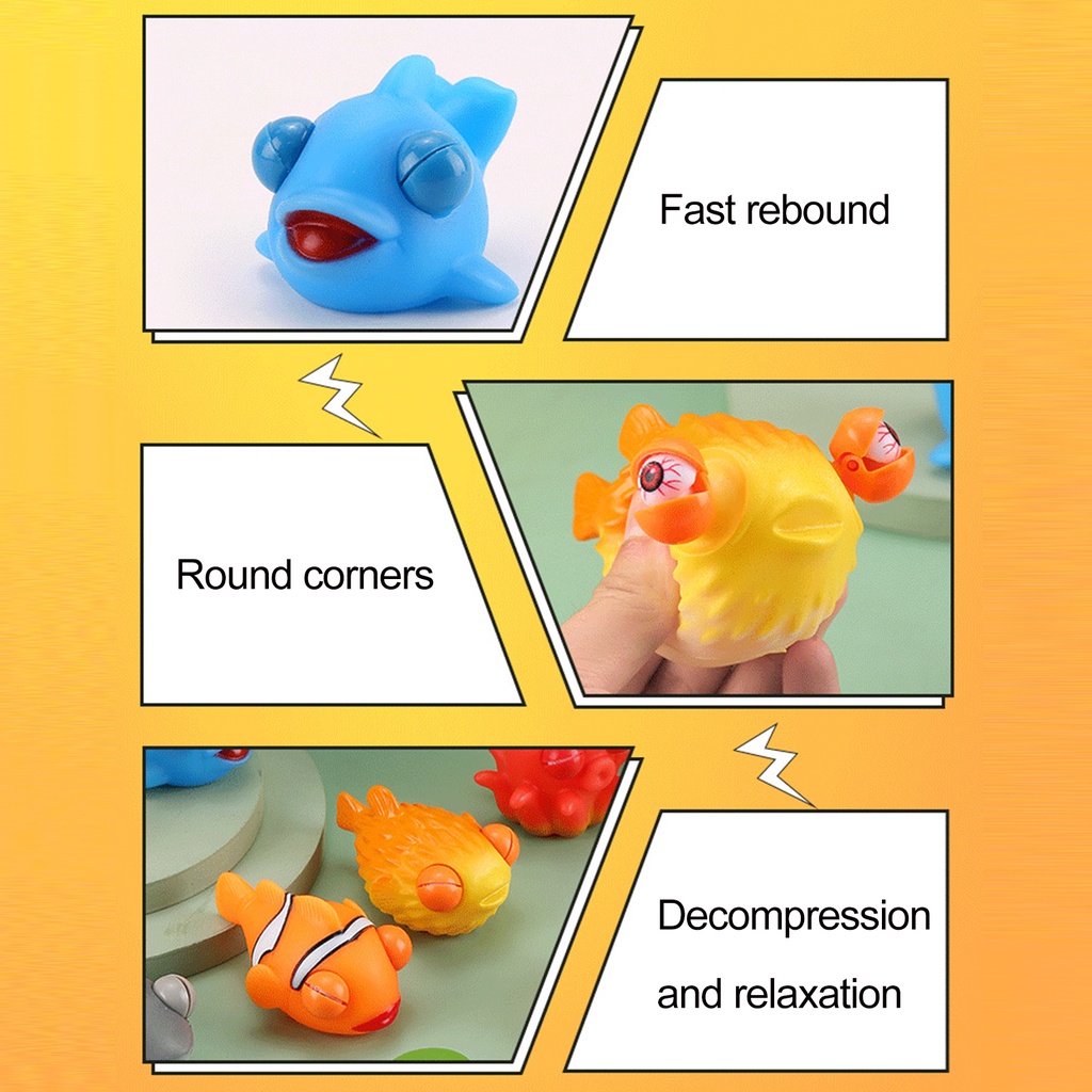 Goodlaminwj Đồ Chơi Bóp Giảm Căng Thẳng Bằng PVC Hình Động Vật Cá Voi Cua Cá Heo Đáng Yêu