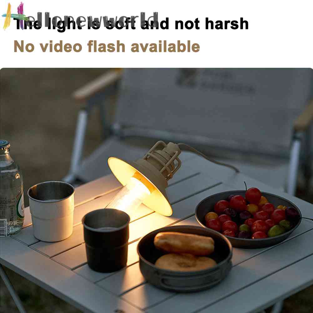 Đèn LED Mềm Mại Phong Cách Vintage Tiện Dụng Cho Tiệc BBQ Ngoài Trời