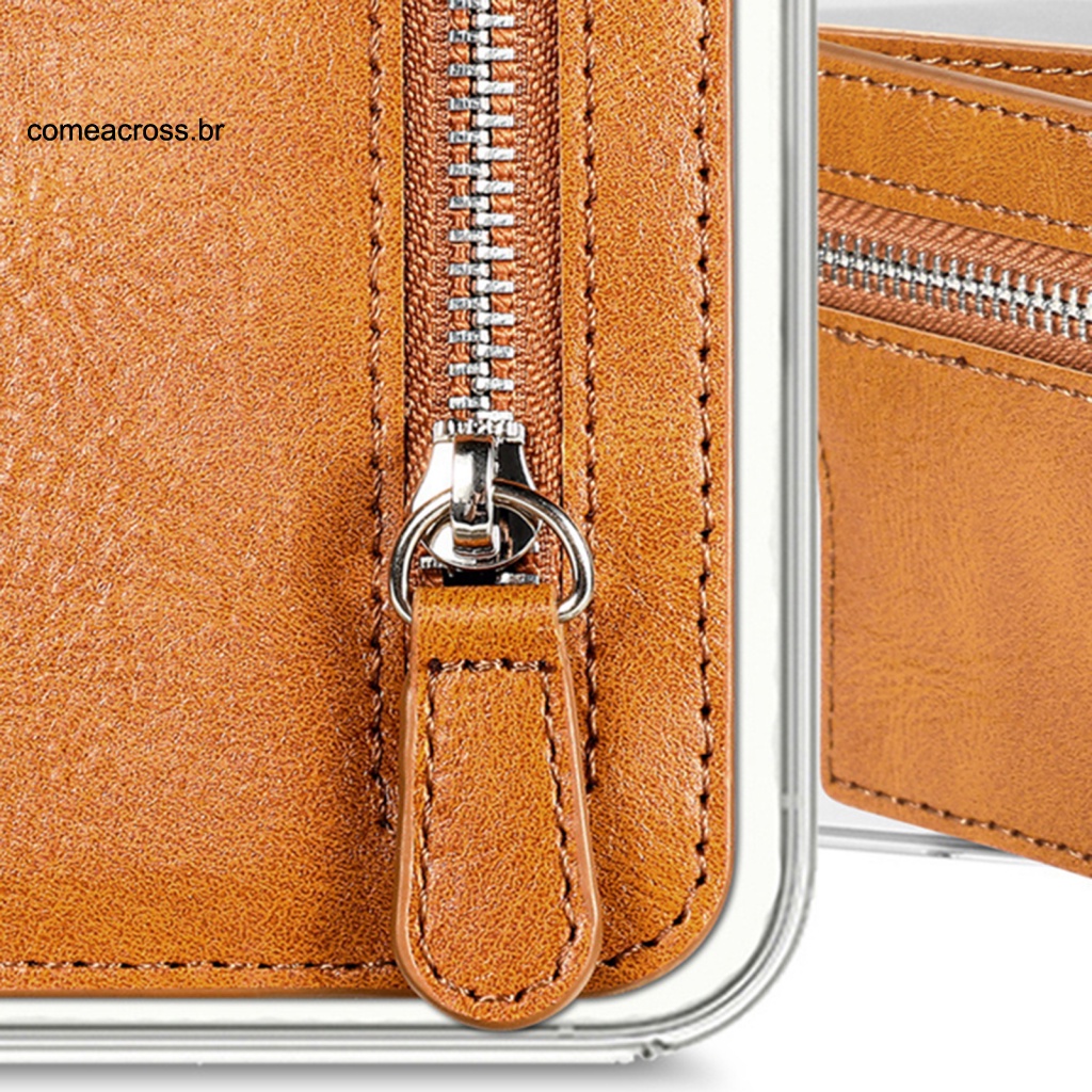 Bao Da Điện Thoại Kiêm Ví Đựng Thẻ Khóa Bấm Nam Châm Trọng Lượng Nhẹ