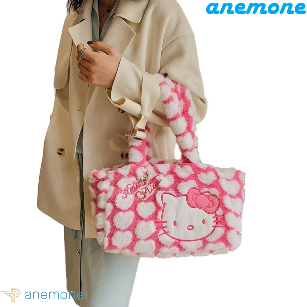 Túi Đeo Chéo Lông Xù Mềm Mại Đáng Yêu Dành Cho Nữ