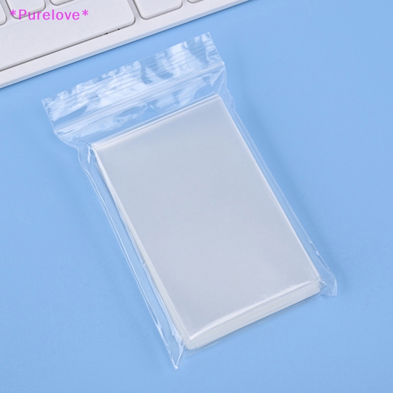 Set 50 Tấm Phim Dán Bảo Vệ Thẻ Hàn Quốc Không Axit Trong Suốt CPP Horaphic Mới