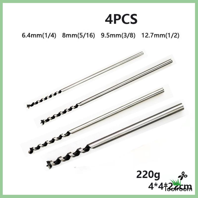 Bộ 4 Mũi Khoan Lỗ Siêu Bền Tiện Dụng Cho Chế Biến Gỗ DIY