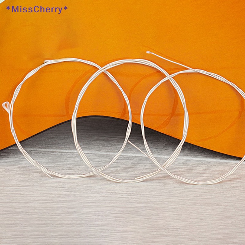 Set 6 Dây Đàn Guitar Bằng Nylon Màu Bạc Dành Cho Guitar Cổ Điển Mới