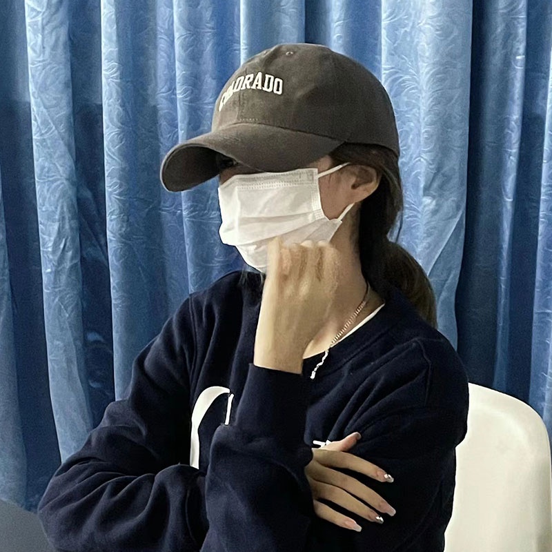 Mũ Lưỡi Trai Phong Cách Retro Mỹ Cá Tính Cho Nữ