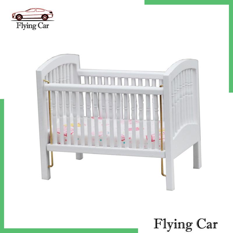 Nôi Em Bé Bằng Gỗ 1: 12 Cho Nhà Búp Bê [Lzdjfmy2]