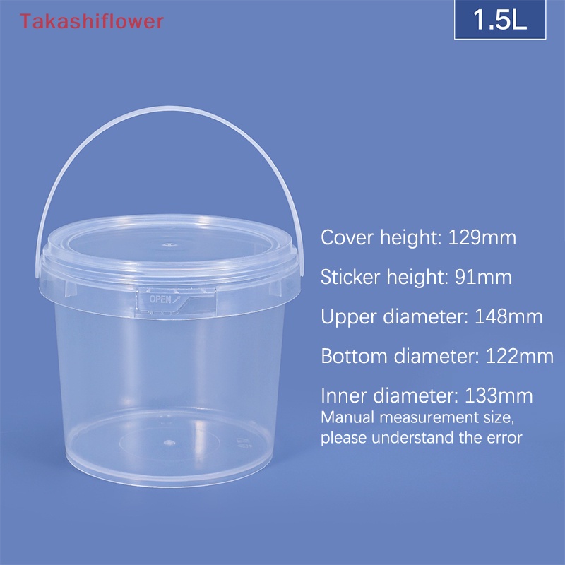 Xô Nhựa Đựng Thực Phẩm Dung Tích 150ML-1500ML Có Nắp Đậy Tiện Dụng