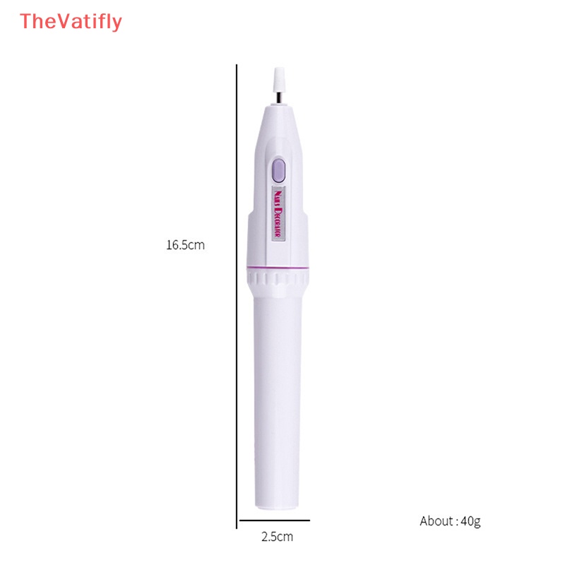 Bút Tẩy Da Chết Đánh Bóng Móng Tay Mini Di Động Tiện Dụng