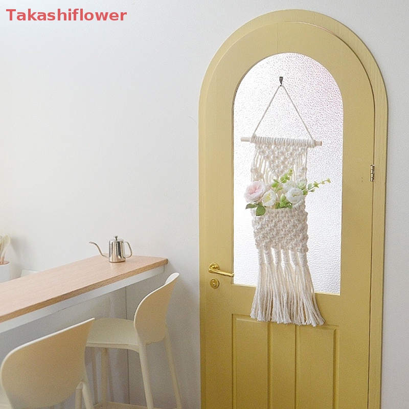 Thảm Dệt Màu Trắng Treo Tường Trang Trí Nhà Búp Bê