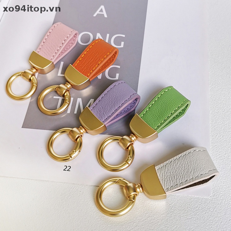 Xoitop Móc Khóa Da Cừu Thật Phong Cách Pháp Tinh Tế Cho Nữ VN