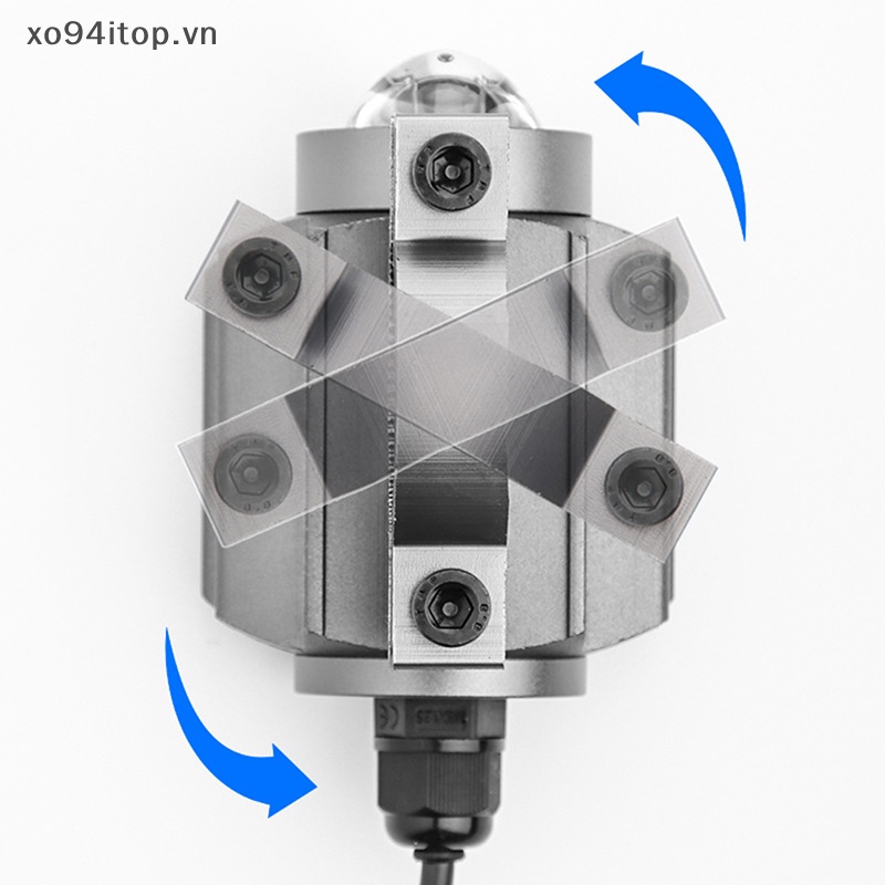 Set 1 / 2 Đèn Pha LED 9-85V Ánh Sáng Trắng / Vàng Dành Cho Xe Mô Tô