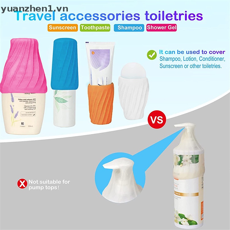 Ống Tay Áo Silicon Co Giãn Chống Rò Rỉ Khi Đi Du Lịch