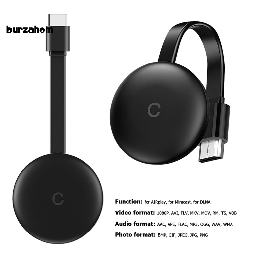 Thiết Bị Nhận Tín Hiệu WiFi Bur G12 1080P DLNA Airplay HDMI Cho TV