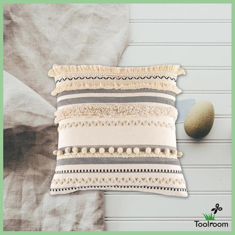 Vỏ Gối Vải Cotton Kích Thước 30x50cm Phong Cách Boho Độc Đáo Trang Trí Nhà Cửa