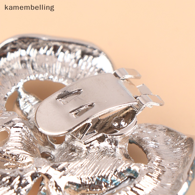 Kamembelling Kẹp Khóa Hoa Đính Đá Trang Trí Giày Cao Gót Thanh Lịch Dành Cho Bạn Nữ EN