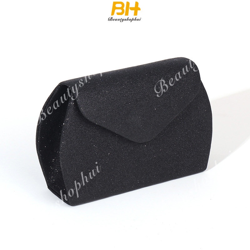 Túi Đeo Chéo Nhỏ Hình Vuông Dây Xích Tối Giản Lấp Lánh Cho Nữ Dự Tiệc Mới