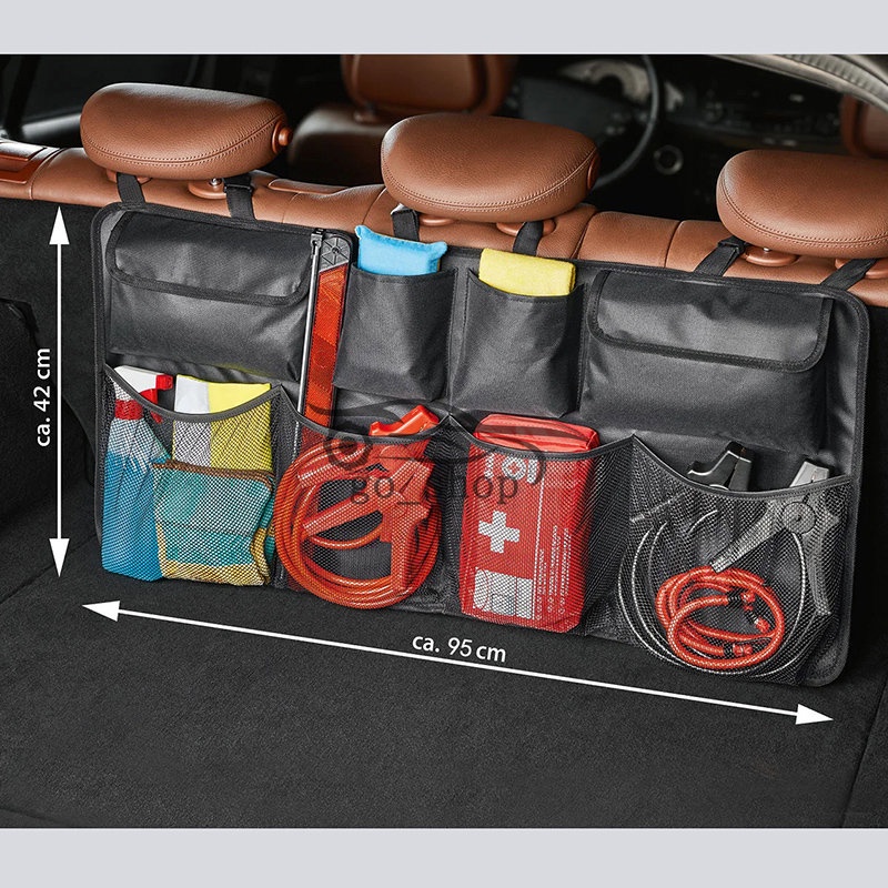 Túi Lưới Đựng Đồ Đa Năng Sức Chứa Lớn Thông Dụng Sắp Xếp Gọn Gàng Có Thể Điều Chỉnh Cho Xe Hơi