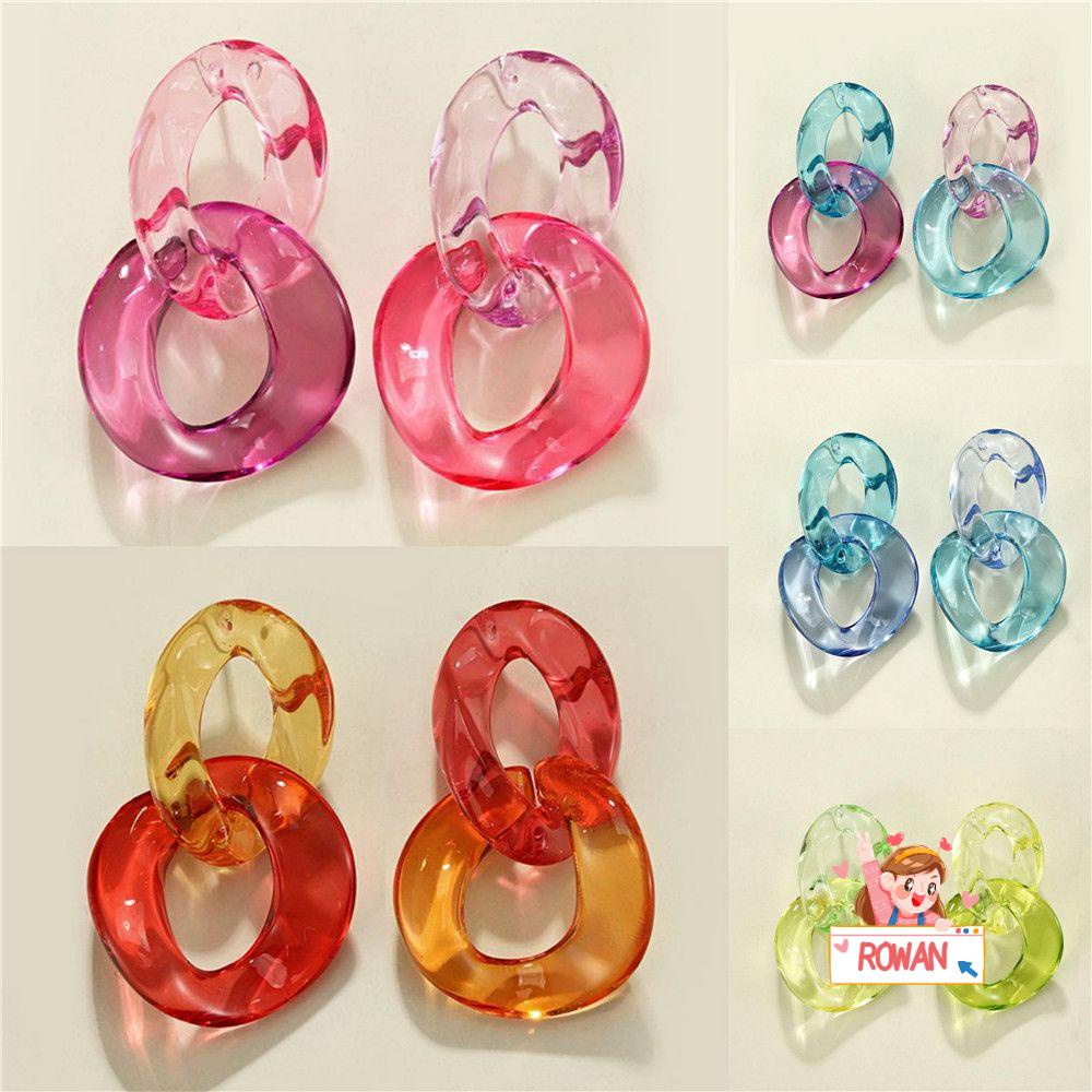 Bông Tai Chuỗi Màu Sắc Sáng Tạo Thời Trang Cho Nữ