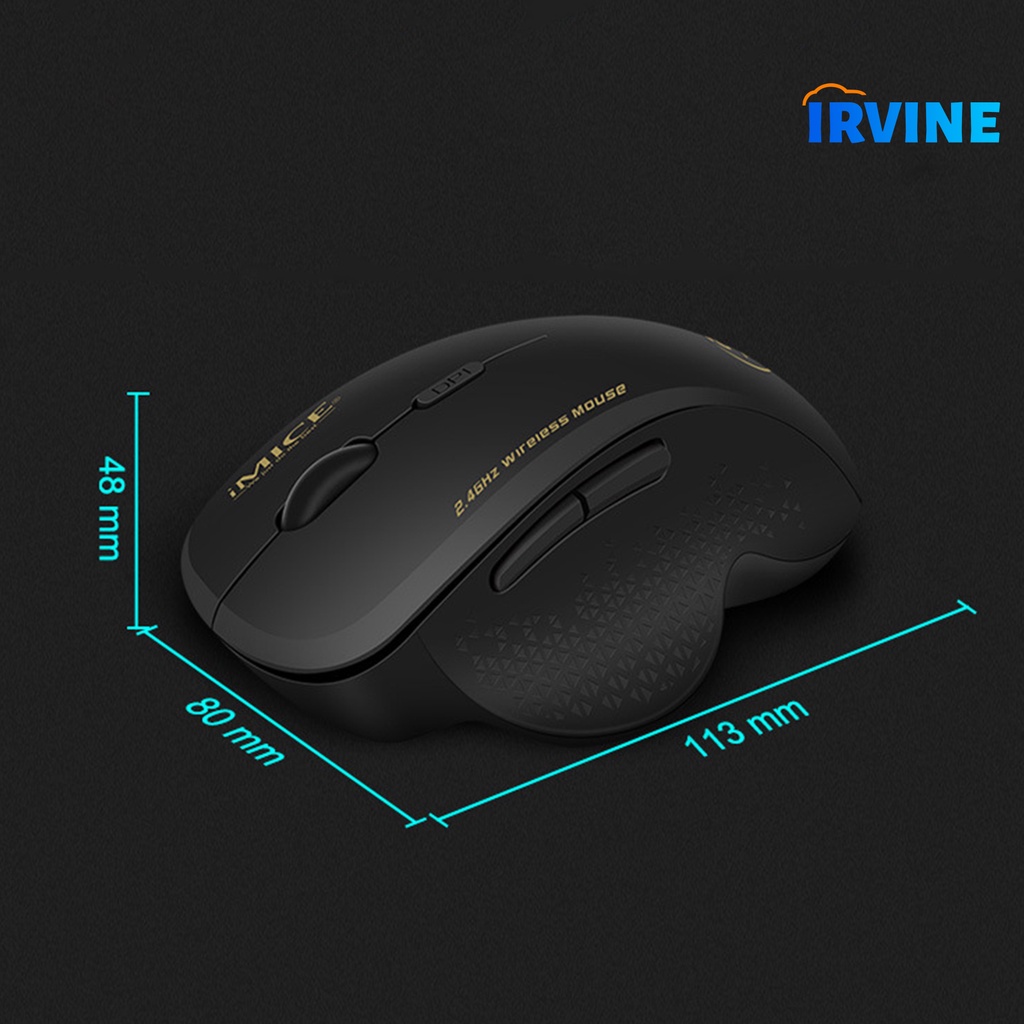 Chuột Không Dây IMICE G6 2.4GHz ABS Kết Nối Không Dây Cho Máy Tính
