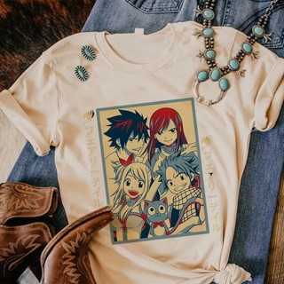 Áo Thun Nữ Tay Ngắn In Hình Truyện Tranh Fairy Tail Cá Tính
