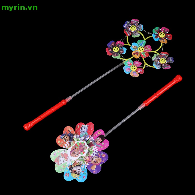 Set 6 Chong Chóng Gió Đồ Chơi Có Đèn Led Độc Đáo