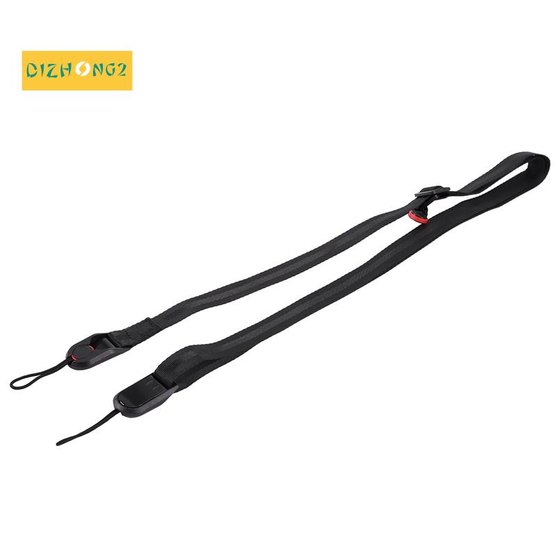 Dây Đeo Máy Ảnh Slr / Dslr Bằng Nylon Màu Đen Tháo Lắp Nhanh Đa Năng