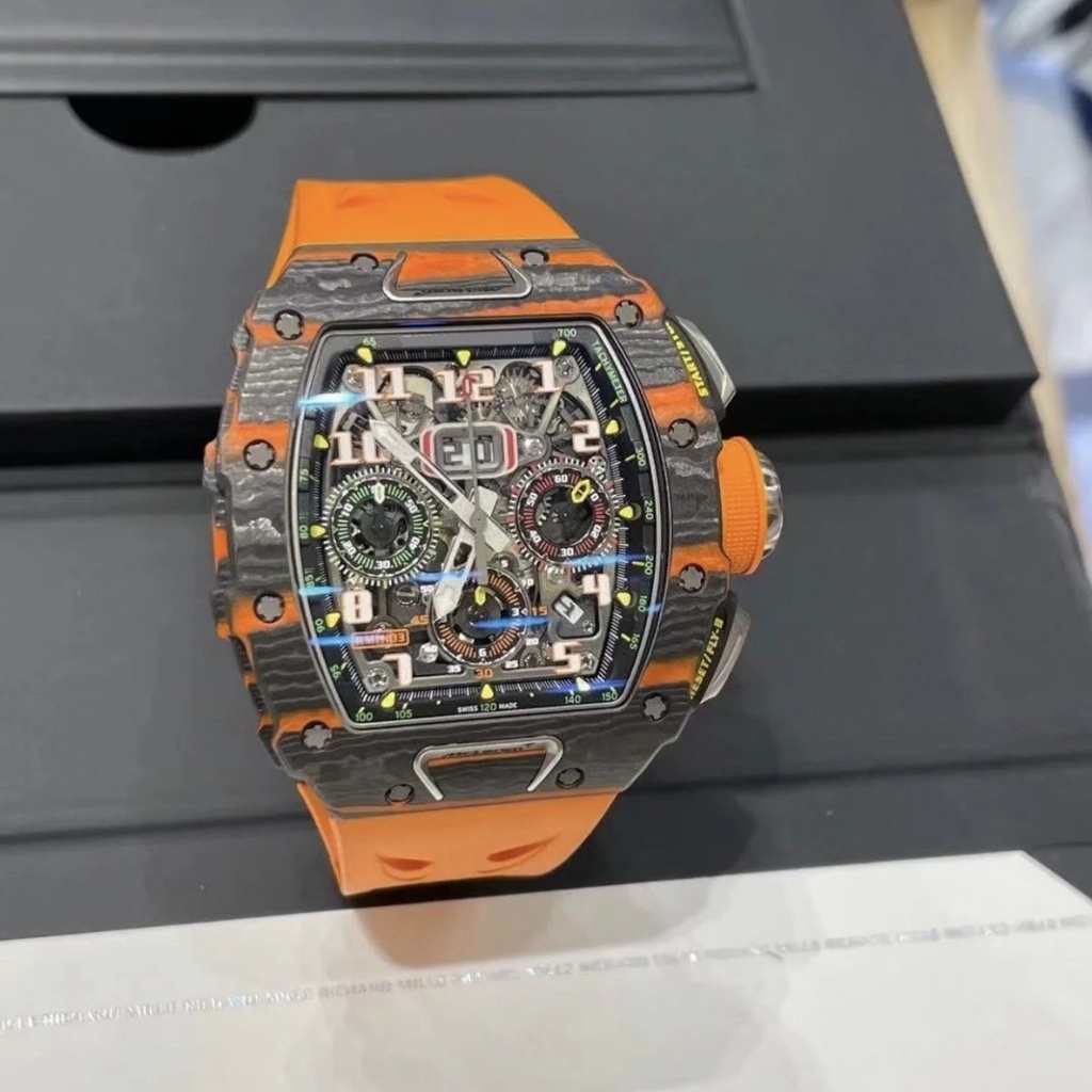 Đồng Hồ Cơ RM Miller Tourbillon Phong Cách Hàn Quốc Cho Nam