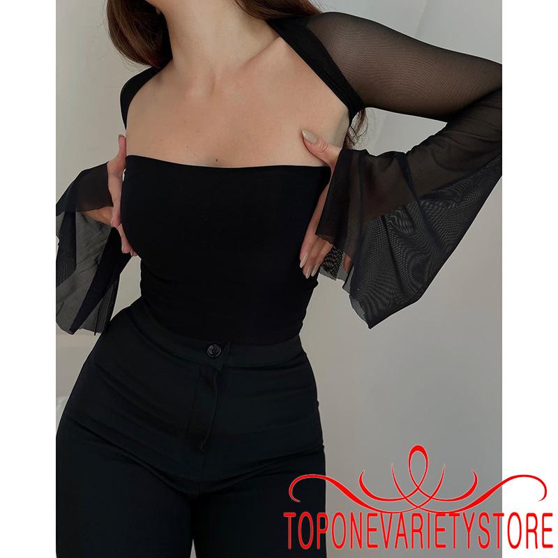 Set Áo Croptop Trễ Vai Và Áo Khoác Cardigan Dài Tay Phong Cách Đường Phố Thời Trang Cho Nữ