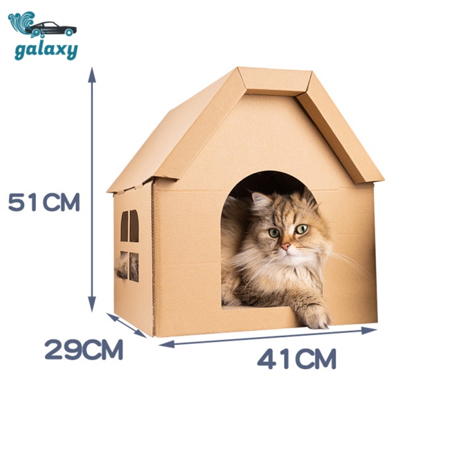 Galaxy Nhà Giấy Cào Móng Chống Mài Mòn Dành Cho Mèo