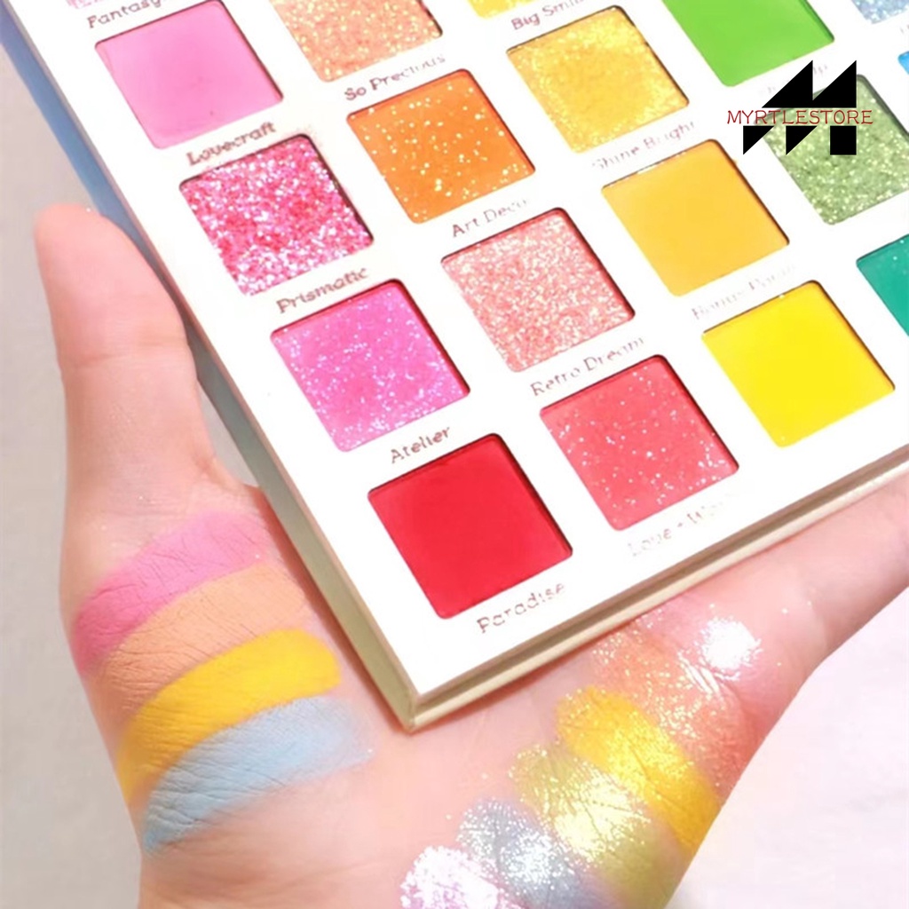 Bảng Phấn Mắt 30 Màu Sắc Long Lanh Chống Nước Dành Cho Nữ