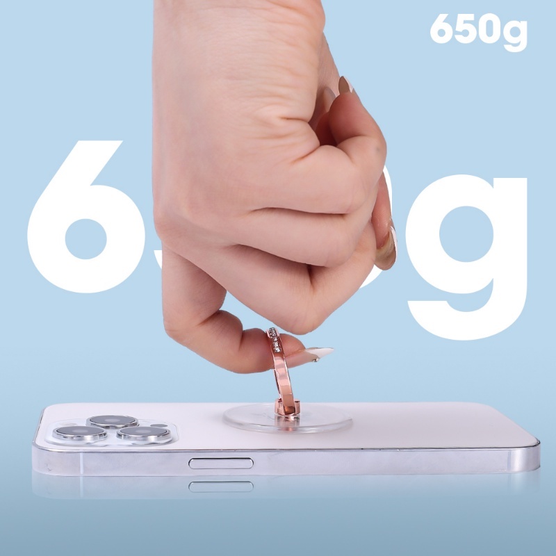 Nhẫn Đỡ Điện Thoại Trong Suốt Xoay 360 Độ Tiện Dụng° Nhẫn Đeo Ngón Tay Trong Suốt Xoay Được Tiện Dụng