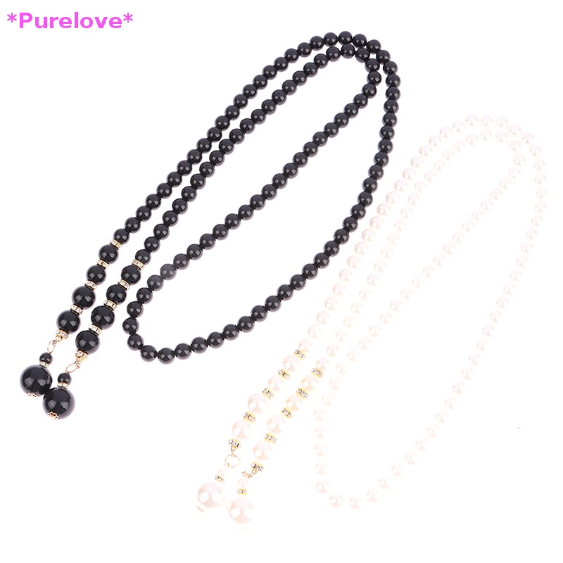 Thắt Lưng Dây Xích Kim Loại Đính Ngọc Trai Thanh Lịch Dành Cho Nữ Mới