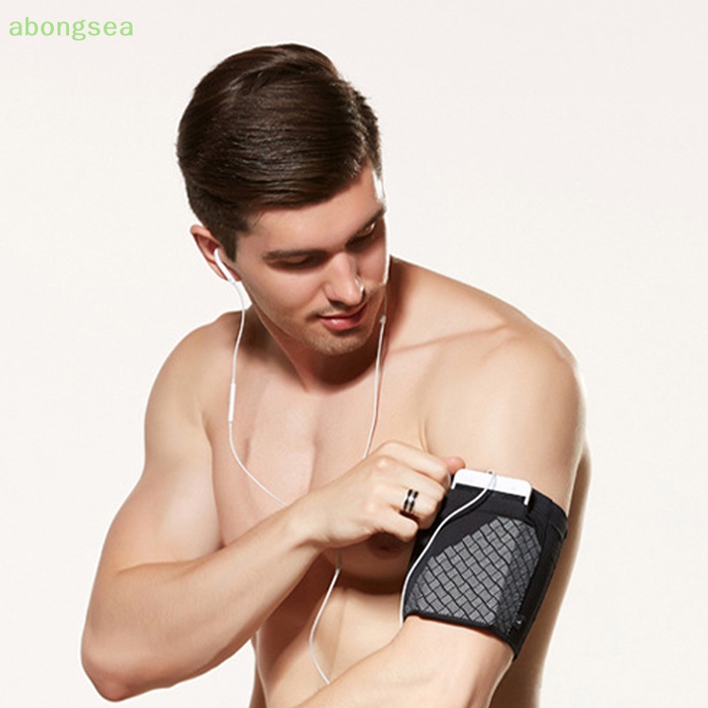 Abongsea Túi Đựng Điện Thoại Co Giãn Đeo Cánh Tay Tiện Dụng Cho Nam Và Nữ
