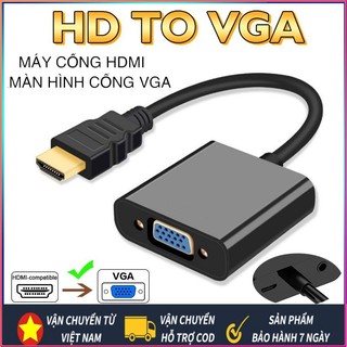 HDMI to VGA - Cáp chuyển đổi tín hiệu HDMI sang VGA - dây chuyển đổi cổng hdmi sang màn hình , máy chiếu