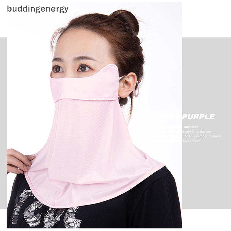 Khẩu Trang Lụa Lạnh Chống Tia UV Thoáng Khí Bảo Vệ Tai Và Cổ