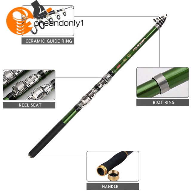 Cần Câu Cá Mini 1.8 / 2.1 / 2.4 / 2.7 / 3.0m Có Thể Điều Chỉnh Độ Cứng