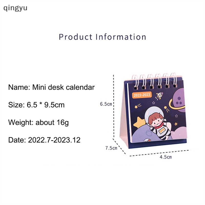 Lịch Để Bàn Mini Họa Tiết Hoạt Hình Năm Mới 2023 Dễ Thương