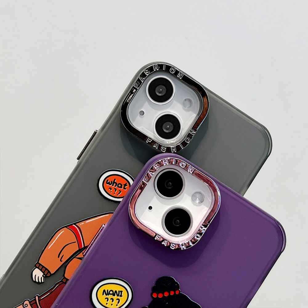 Ốp Điện Thoại TPU Mềm Chống Rơi Họa Tiết Hoạt Hình Vui Nhộn Cho IPhone 11 14 13 12 Pro Max XR X 7 8 Plus