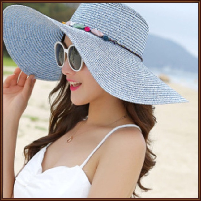 Mũ Rộng Vành Che Nắng Thời Trang Đi Biển Mùa Hè Cho Nữ