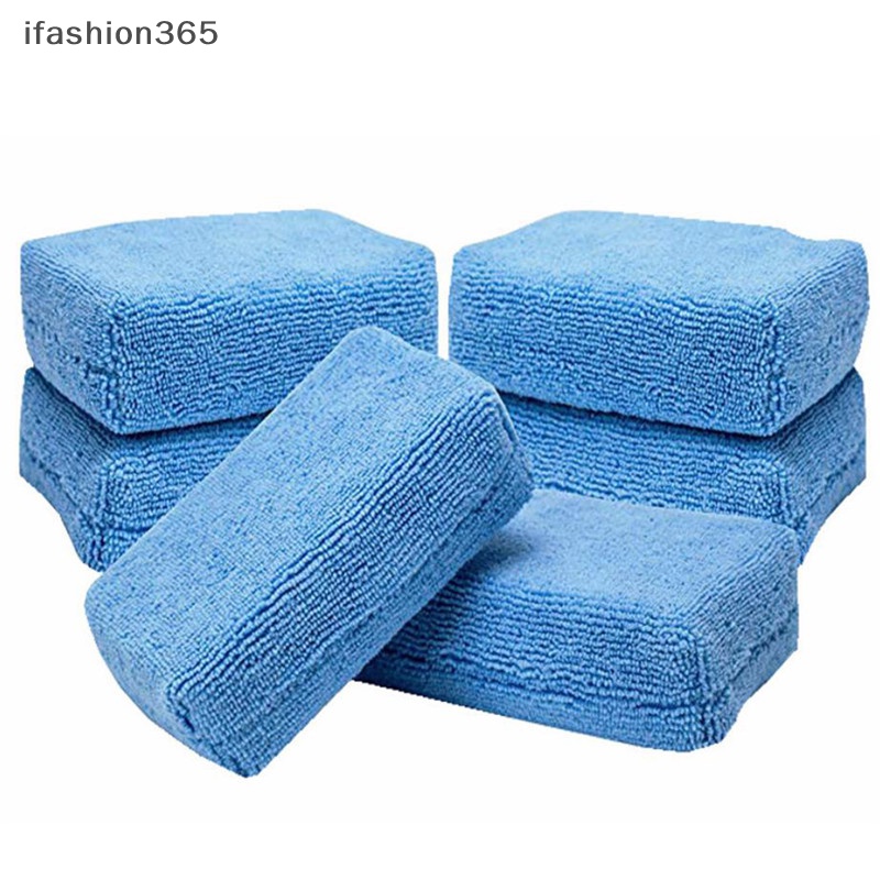 Set 5 Miếng Vải Lau Đánh Bóng Xe Hơi Bằng Sợi Micro Tiện Dụng ifashion365
